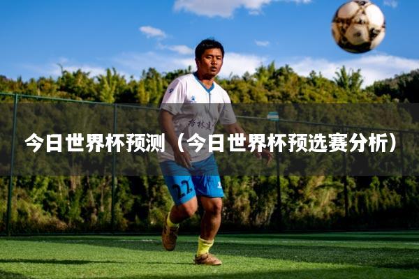 今日世界杯预测（今日世界杯预选赛分析）