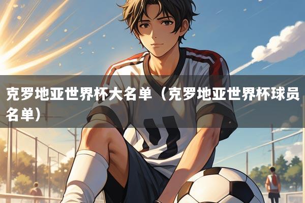 克罗地亚世界杯大名单（克罗地亚世界杯球员名单）